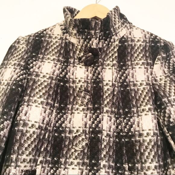 H&M cream/blk/gray jacket SZ 6 - Picture 2 of 8